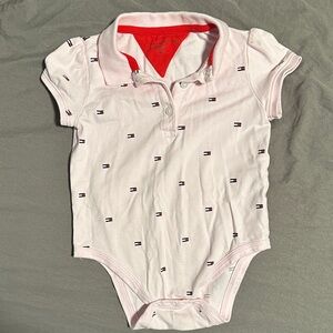 Tommy Hilfiger Light Pink Baby Bodysuit